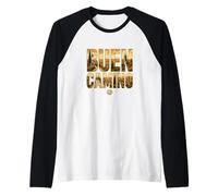 Ruta Peregrina Buen Camino De Santiago España Camiseta Manga Raglan
