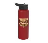 Ruta Peregrina Buen Camino De Santiago España Stainless Steel Insulated Water Bottle