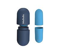 Rutaqian 1 par de tapones para los oídos para dormir con cancelación de ruido, aislamiento de esponja suave para oír proteger los oídos de espuma para el hogar azul