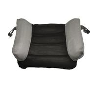 Rutaqian Cojín inflable ergonómico con soporte lateral para asiento, suave, transpirable, para sofá, coche, color negro