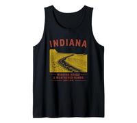 Rutas de Indiana y Manos Añeas Diseño Vintage Camiseta sin Mangas