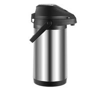 RUTAVM Stainless Steel Thermal Coffee Carafe Thermos, Thermal Insulated Carafes Kettle For Easy Handle & Travel Thermal Stainless Steel Double Walled Insulated Carafe,4L