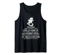 Ruth Bader Ginsburg LA DECISIÓN DE Tener UN Hijo RBG Meme Camiseta sin Mangas