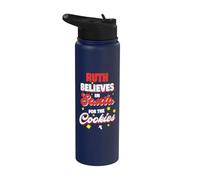 Ruth cree en Santa Funny Ruth Christmas Name Stainless Steel Insulated Water Bottle