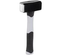 RUTHE martillo Fiberglas 1.250 g | Martillo profesional | Hammer y martelo con cabeza de acero de calidad lacada en negro | Núcleo fibra casi irrompible