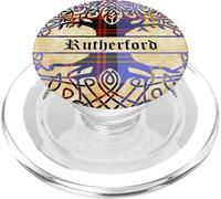 Rutherford Clan Tartán Árbol de la Vida Apellido escocés PopSockets PopGrip para MagSafe