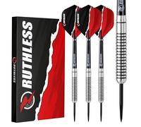RUTHLESS Ranger I - Juego de dardos profesionales de tungsteno con punta de acero de 22 g y 24 g, con varillas y vástagos (24 g)
