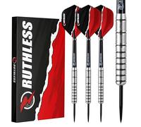 RUTHLESS Ranger III - Juego de dardos profesionales de tungsteno con punta de acero de 24 g y 26 g, con varillas y ejes (26 g)