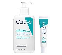 Rutina antiimperfecciones CeraVe: Gel espumoso antiimperfecciones 236 ml y concentrado antiimperfecciones 40 ml