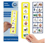 Rutina de la Mañana, Agenda Visual Pictogramas Autismo Niños (Español)