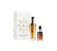 Rutina nutritiva Kérastase edición limitada para todos los cabellos, Cofre | Con aceites de camelia y niacinamida para todos los cabellos, Elixir Ultime y Night Sérum ofrecen resultados profesionales.