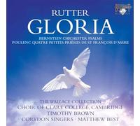 John Rutter: Gloria - Bernstein: Chichester Psalms Gloria - Poulenc: Quatre Petites Prières [CD de audio] Choir Of Clare Colleg