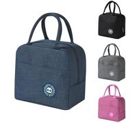 Ruucy Bolsa Termica Porta Alimentos 6L, Bolsa Nevera Portatil, Impermeable Bolsa Comida Trabajo, Pequeña Bolsa Almuerzo Termica para Escuela Oficina Viaje Picnic Camping (Azul)