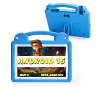 Ruufuuxy Tablet para niños de 10.1 pulgadas, tableta Android para niños, Android 15, pantalla de 1280 x 800, CPU Octa-Core, 8 GB + 64 GB, 1 TB expandible a través de Micro SD, WiFi 6 (2.4G + 5G