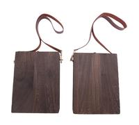 Ruuizksa 2 cajas de madera con mensajero de escritor, herramientas de artista multifuncionales y caja de almacenamiento de pinceles, para pintura al aire libre, duradera, fácil de usar, 25 x 19 cm