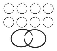 RUURUU 10 anillos de pistón de 42 mm x 1,5 mm para motor de motosierra Husqvarna 445 445e 450, 450 para motor de motosierra Rancher de 45,7 cc