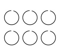 RUURUU Anillo de pistón de 42 mm x 1,5 mm para motor de motosierra Husqvarna 445 445e 450, 450 para motor de motosierra Rancher de 45,7 cc