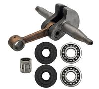 RUURUU Cigüeñal con sello de aceite Kit de rodamientos de aguja para motosierras Husqvarna 340, 345, 350