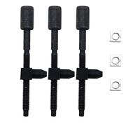 RUURUU - Juego de 3 tornillos tensores de cadena para motosierras Husqvarna 394, 395, 394XP, 395XP - OEM 503-4677-01