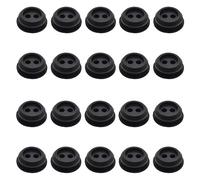 RUURUU - Kit de 20 ojales para línea de combustible de 2 agujeros para Homelite Kawasaki, MTD, Ryobi, Craftsman, recortadora, desbrozadora, repuesto 560878001 92071-2073 971-181767