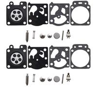 RUURUU Kit de diafragma de reparación de carburador de 2 piezas para Poulan Pro Craftsman Walbro WT-875-A 545081855