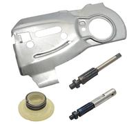 RUURUU - Kit de engranaje sin fin de pistón de bomba de aceite para motosierra Husqvarna 340 345 350 503932101