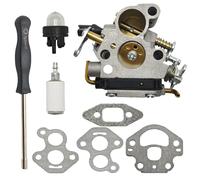 RUURUU Kit de juntas de destornillador de carburador para McCulloch CS340 CS380 Motosierra Carb Primer Gasolina Reemplazo