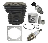 RUURUU - Kit de juntas de pistón cilíndrico de 44 mm para Husqvarna 353 351 350 346 XP 340 piezas de rodamientos de agujas 503869971, 503866301