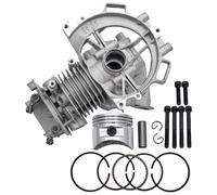 RUURUU - Kit de pernos de montaje en cárter de pistón cilíndrico de 35 mm para Honda GX25 GX25N HHT25S recortadora de cepillo para polvo cortacésped motor pequeño