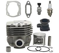 RUURUU Kit de pistón cilíndrico de 50 mm con colector de admisión para motosierras Husqvarna 362, 365, 371, 371K, 372XP y Jonsered 2165, 2171 - OEM 503-939-372