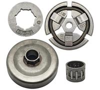 RUURUU - Kit de rodamientos de piñón de llanta de tambor de embrague de 3/8 pulgadas para motosierras Husqvarna 261, 262, 262XP