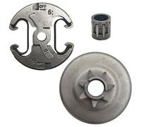 RUURUU - Kit de rodamientos de tambor de embrague 7T de 0.325 pulgadas para motosierras Husqvarna 455 Rancher 460 Rancher - OEM 537-2917-02