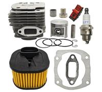 RUURUU Kit de tapa de pistón cilíndrico de 50 mm para motosierras Husqvarna 362, 365, 371, 372, 372XP - OEM 503-81-80-01