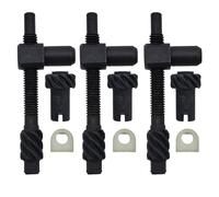 RUURUU - Kit de tornillos tensores de ajuste de cadena de 3 piezas para motosierra Husqvarna 455 Rancher 455 460, piezas de herramienta de repuesto 575260403