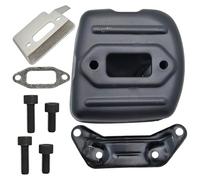 RUURUU Kit silenciador de escape con junta y soporte para Husqvarna 362XP 365 371 372 385 390 y para motosierras Jonsered 2065 2071 2165 2171