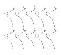 RUURUU Lote de 10 resortes de gatillo del acelerador para motosierra Husqvarna 362 365 371 372, repuesto OEM para 503736401