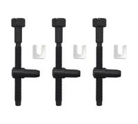 RUURUU Paquete de 3 tornillos tensores de cadena para Husqvarna 61/66/162/181/266/268/272/281/281XP/288 - OEM 501537101/501 53 71-01 piezas de repuesto