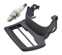 RUURUU - Protector de mano con mango de freno para Husqvarna 550XP 545 550XPG 550 XP Motosierra W Bujía de repuesto 522677501