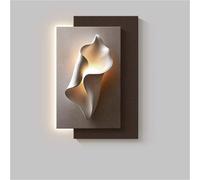 RuuXanthous Decoración de Pared con LED y Textura de Arenisca, Cuadro Colgante Iluminado Moderno, decoración de Pared con iluminación enchufable para Sala de Estar, Entrada y hogar.