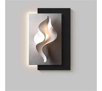 RuuXanthous Decoración de Pared con LED y Textura de Arenisca, Cuadro Colgante Iluminado Moderno, decoración de Pared con iluminación enchufable para Sala de Estar, Entrada y hogar.