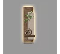 RuuXanthous Pintura Decorativa en Relieve 3D para Dormitorio, decoración del hogar, Arte de Pared Moderno de Arenisca 3D con iluminación LED, decoración de Pared de Arenisca sin Bordes.