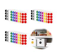 Ruvan 240 Piezas - Gomets Colores Surtidos Grandes Pegatinas Redondo Adhesivos, 10 Colores - 50mm