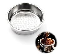 Ruvan 51mm Filtro De Café, Cesta Tamiz De Filtro De Acero Inoxidable, Colador Para Café Espresso, Accesorio Para Cafetera Espresso Compatible Con Máquina De Café Espresso Delonghi, Breville (1 Taza)