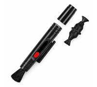 Ruvan - Pluma de limpieza para lente, doble pluma de limpieza, especial para lente de cámara, filtros, visores, teléfonos, computadora, tableta y ordenador (modelo 2 en 1)