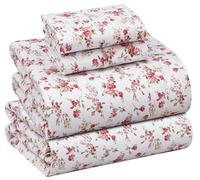 Ruvanti Juego de sábanas 100% algodón, tamaño King, 4 Piezas, Ropa de Cama de Tejido de percal Suave y Transpirable, Bolsillo Profundo de 16 Pulgadas, estándar de Hotel, sensación Fresca y Fresca