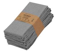 Ruvanti Servilletas de tela, juego de 12 servilletas reutilizables de 18 x 18, tela lavable, suave y duradera, servilleta de mesa de tela de poli