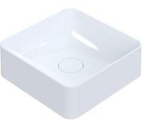 Ruvetti Anda lavabo 39x39 cm cuadrada sobre encimera blanco DOL_AN40