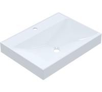 Ruvetti Erna lavabo 60x45 cm rectangular empotrado-sobre encimera blanco DOL_ER60