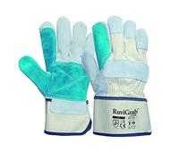 Ruvigrab - Guante americano serraje reforzado | Trabajos pesados | Guantes cactus| Guantes jardin |Guantes para mecanicos, Construcción, Agricultura | Guante trabajo hombre y mujer