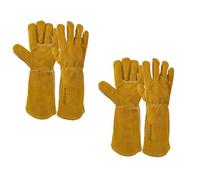 Ruvigrab - Guantes de Soldador Profesionales | Guantes Ignífugos | Ropa de Soldador | Protección para Soldadura | Guantes para Altas Temperaturas